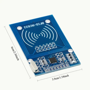 RC522 RFID card reader module with S50 card and keychain for Arduino, Raspberry Pi, ESP32, and STM32 projects