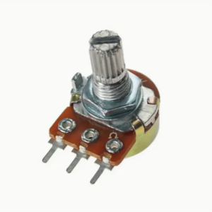 WH148 15mm 3-pin linear potentiometers assortment with nuts and washers, 1KΩ to 1MΩ values for electronics and audio projects